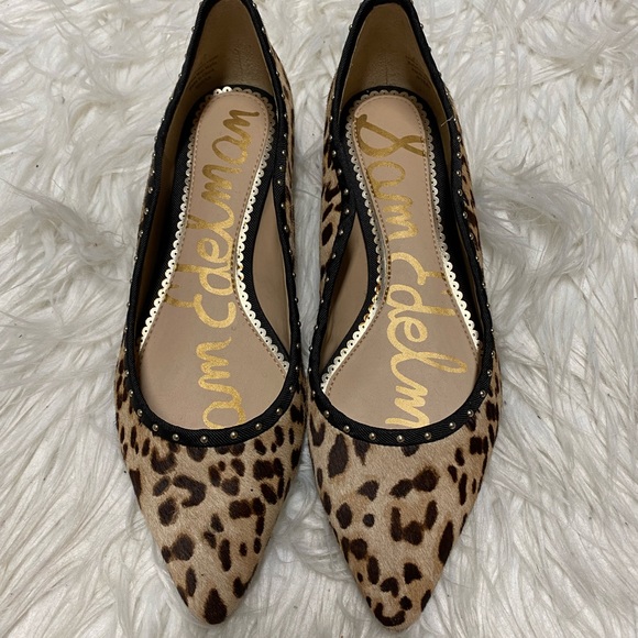 New Sam Edelman Real Fur Dyed Cow Hair  Size 6.5 - Picture 1 of 7